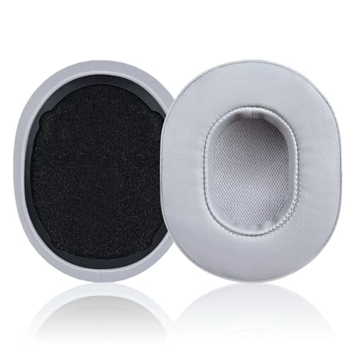HAOMUK Replacement Ear Pads for Skullcandy Crusher Wireless/Evo/ANC Hesh 3/EVO/ANC, Headphones Ear Cushions, Headset Earpads, Ear Cups Cover-Grey - color: Grey