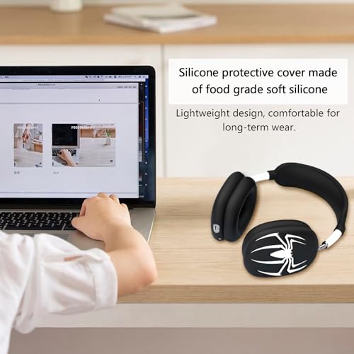 3-in-1 Silicone Case Cover for AirPods Max 2/AirPods Max Headphones, Apple AirPod Max Accessory Protective Cover, Headband/Ear Cups/Ear Pad Covers, Anti-Scratch and Sweatproof - color: Purple