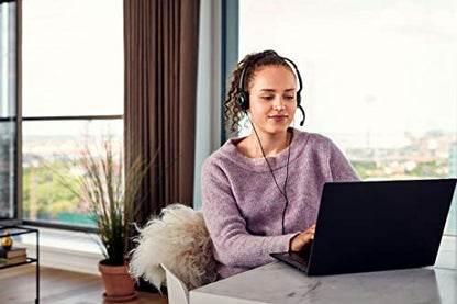 EPOS Sennheiser PC 5 Chat - Headset for Internet Communication, E-Learning and Gaming - Noise Cancelling Microphone, Casual Gaming Lightweight, high Comfort, Minimalistic, Black