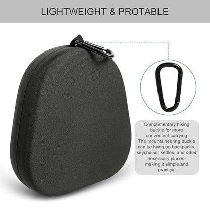 Headphones Case for Skullcandy/JBL/Bose/Sony Wireless Headphones - Brown | Travel Case Carrying Cover Bag, Storage Protective Bag with Cable - color: Brown