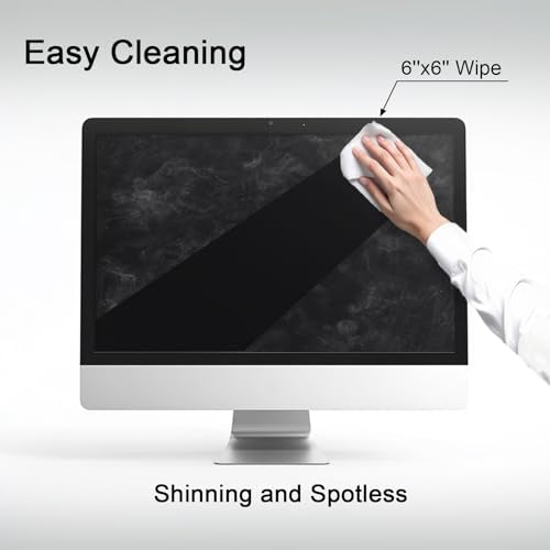 ARCHXX Screen Wipes for Electronics, 120 Count 6"x6" Pre-Moistened Screen Cleaner for Screens, Computer,Laptop,Tablet,Phone,Monitor,Car Screen Cleaner, Lens Wipes Individually Wrapped - size: 1 Count (Pack of 120)