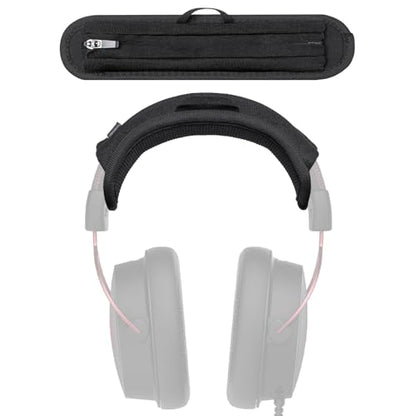 Headband Cushion Cover Compatible with HyperX Cloud 1/2/3/Pro/Core/Alpha/Alpha S/Alpha Pro/Flight/Flight S/Stinger/Stinger S/Stinger Core/Mix, CloudX/Stinger/Stinger Core/Flight/Chat Headset