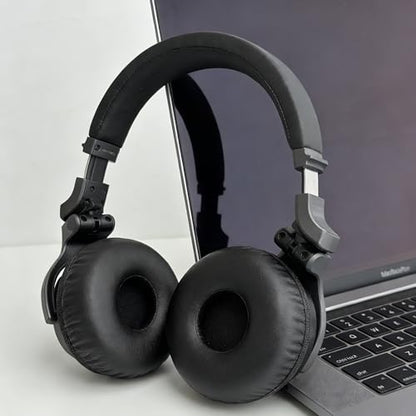 HDJ-CUE1 Ear Pads Replacement Compatible with Pioneer DJ HDJ-CUE1 Headphones(Protein Leather and Memory Foam Ear Cushions)