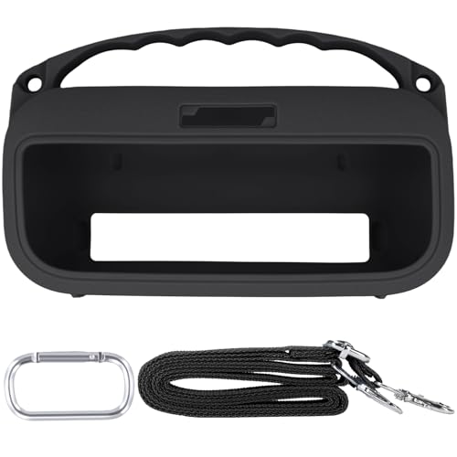 Silicone Cover for Bose SoundLink Flex Portable Speaker 2nd Gen | Scratch-resistant, Unhindered Sound, Silicone Construction, Portable Carrying Silicone Cover, Black Silicone Cover - color: Black Cover