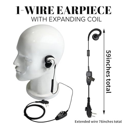 C Shape Swivel Earpiece Microphone Ear Piece Radio Headset Ptt Headphone for Hytera Hyt tc-610 tc-320 tc 508 780 bd552i pd402i pd562 pd562i bd612i bd502 bd502i bd552 tc320 tc508 pd362i pd502 pd502i