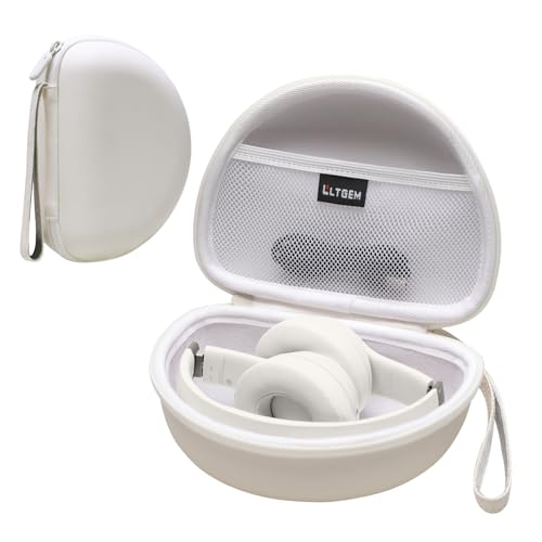 Case for Beats Studio Pro/Solo 4/Studio3/Solo3 Wireless Headphone Sandstone | Hard Carrying Travel Case for Beats Studio Pro/Solo 4/Studio3/Solo3 Wireless Headphone - color: PU Sandstone