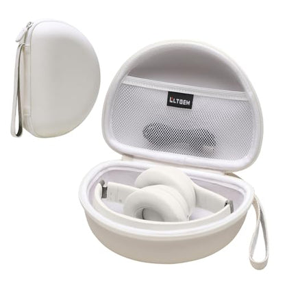 Case for Beats Studio Pro/Solo 4/Studio3/Solo3 Wireless Headphone Sandstone | Hard Carrying Travel Case for Beats Studio Pro/Solo 4/Studio3/Solo3 Wireless Headphone - color: PU Sandstone