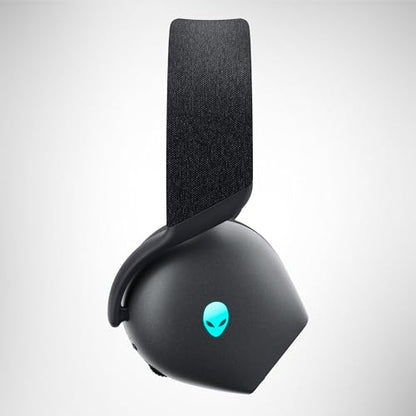 Alienware Wireless Gaming Headset, Active Noise Canceling | 2.4GHz Wireless, Dolby Atmos, Hi-Res Audio, 20Hz–40kHz Frequency, 32 Ohm Impedance, Dark Side of the Moon - color: Dark Side of the Moon