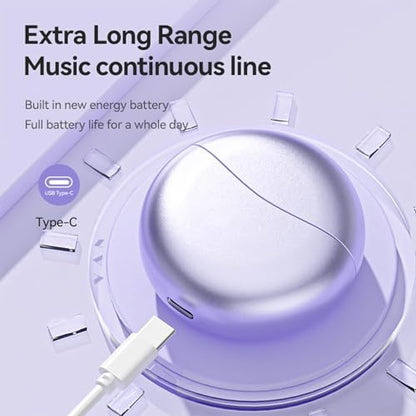 VANIR Open-Ear Wireless Earbuds, Bluetooth 5.4, ENC Noise Cancelling, 36H Playtime, IPX5 Waterproof, Built-in Mic, Lightweight Clip-On Design for Glasses & Small Ears, Sports & Workouts