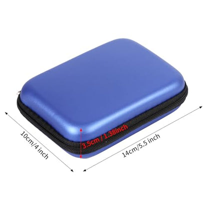 Hard Drive Portable Carrying Case, 5.5 x 4 x 1.4 in Digital Accessories Cable Earphone Storage Organizer USB Flash Drive