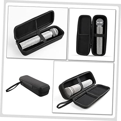 Abaodam EVA Shockproof Storage Bag Microphone Carrying Case with Handle