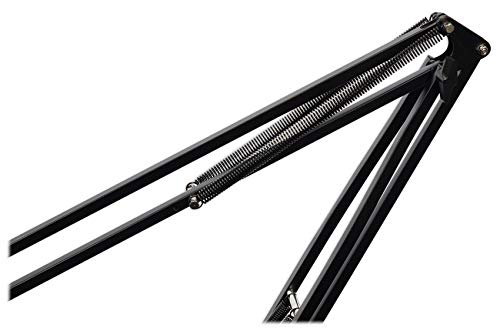 Rockville DMS30 40" Microphone Boom Arm for Studio Podcast with Desk Clamp | USB Mic Stand, Internal Springs, Steel Frame, Aluminum Alloy Clamp, Broadcasting, Fits Desks up to 2" Thick, ABS Mic Clip - size: 40"