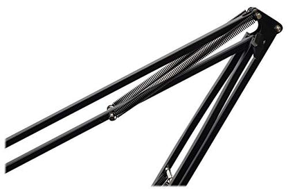 Rockville DMS30 40" Microphone Boom Arm for Studio Podcast with Desk Clamp | USB Mic Stand, Internal Springs, Steel Frame, Aluminum Alloy Clamp, Broadcasting, Fits Desks up to 2" Thick, ABS Mic Clip - size: 40"