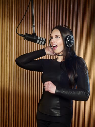 SAMSON Q9x Broadcast Dynamic Microphone | Cardioid dynamic capsule with XLR output and humbucking coil for podcasting, streaming and recording