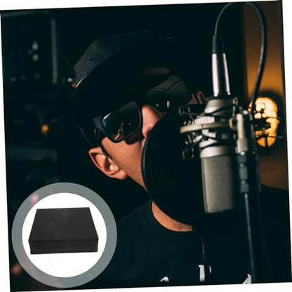 Hemoton Acoustic Isolation Pad for Speakers Soundproof Foam -Layer Design Noise Isolation Pad for Studio Monitors Enhanced Stability and Vibration Control