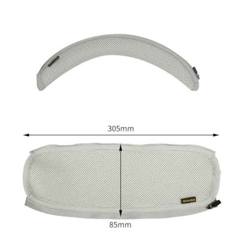 Protective Headband Cover Case Compatible with B&O Beoplay H9i/H9 Headphones,Headband Cushion Protector Pad Compatible with B&O Beoplay H8/H7/H6 with Zipper (Gray) - color: Gray