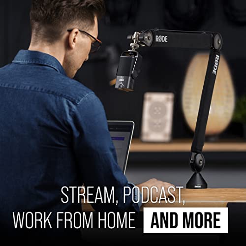 RØDE PSA1+ Professional Studio Boom Arm with Spring Damping, Black - color: Black, style: PSA1+
