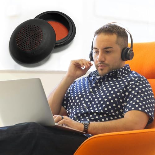 Replacement Ear Pads Cover for Plantronics Voyager Focus 1/2 UC Focus B825, Ear Cushions Cover for Poly Blackwire 5220/C5200/5210/C5210/7225/C7225/Voyager 4210/4220