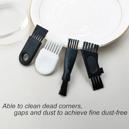 10pcs Mini Cleaning Brush Kit, Nylon Brushes, Razor Shaver Brush