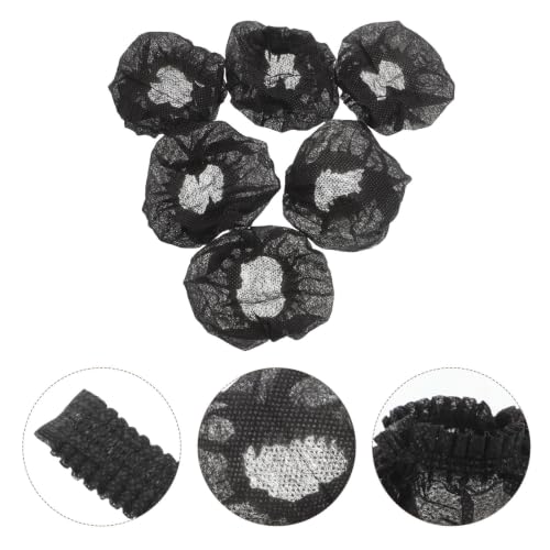 TEHAUX Disposable Handheld 200pcs Mic Non-woven Covers Microphone Fabric Windscreens with Elastic Band Noise Reduction Protective Sleeves for Stage Performance