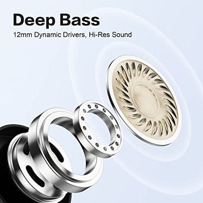 USB C Headphones for Samsung Galaxy S26 S25 S24 Ultra iPhone 17 16 Pro Max | Wired Earbuds Magnetic in-Ear Type C Earphone with Microphone Stereo for S23 S22 A56 A55 A26 A17A16 Pixel 10a Redmi note 15