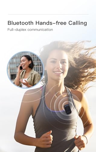 Portable Bluetooth Speaker Clip-On Compatible with Samsung Galaxy S23/ Ultra/Plus/ 5G Wireless IPX5 Quick Stereo & Mic Setup Magnet Mount/ 18 Hours+ Indoor/Home/Party/Outdoor/Beach/Travel