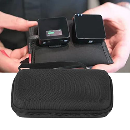 Wireless GO II GO 2 Hard Travel Bag, Protective EVA Portable Bag for Compact Digital Dual Channel Wireless Microphone for Outdoor Activities
