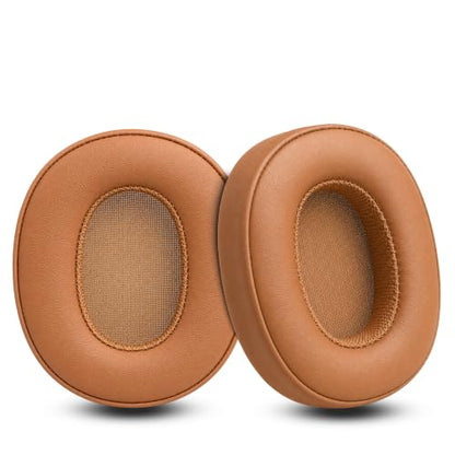 Replacement Ear Pads for Skullcandy Crusher Wireless ANC/Evo/540, Hesh3/ANC/Evo, Venue ANC Over-Ear Headphones, Protein Leather Cushions with Memory Foam, Khaki - color: Khaki