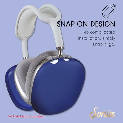 Sonix Protective Case for AirPods Max 2 & 1 | Headphones Cover | Frosted Matte Series | Frosted Matte Navy - color: Frosted Matte Navy