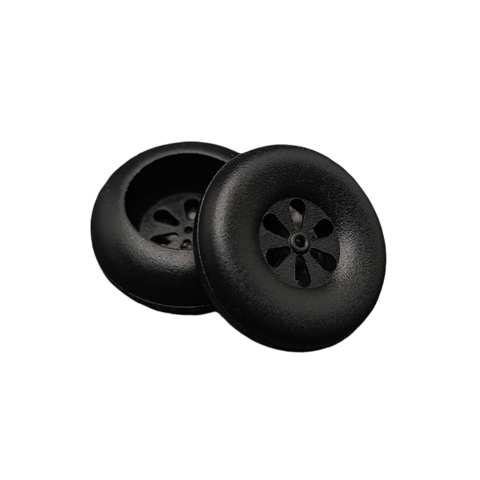 4 Pair Earbud Cover Silicone Tips Replacement Ear Gels Buds Pad Instead of Sponge Cushion Full Skin Earpads for 18mm Flat Earphone Headphones 3.5mm Wired Earbuds