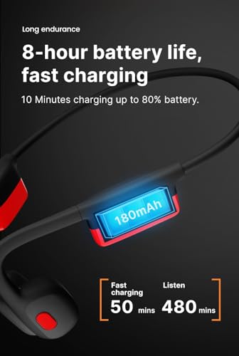 ePP-BC-18 Military grade Intelligent Bone Conduction Open Ear Smart Bluetooth Headphone Technology latest audio technology dual mics for advance noise cancelation (ENC) and clear conversation