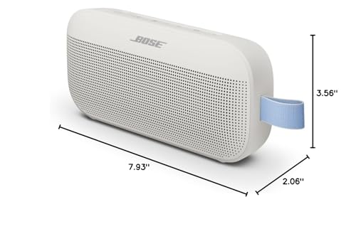 Bose SoundLink Flex Bluetooth Speaker (2nd Gen) - Portable Outdoor Speaker with Hi-Fi Audio, Waterproof and Dustproof, USB-C, Up to 12 Hours Battery Life, Fog Grey - Limited Edition Color - color: Fog Grey