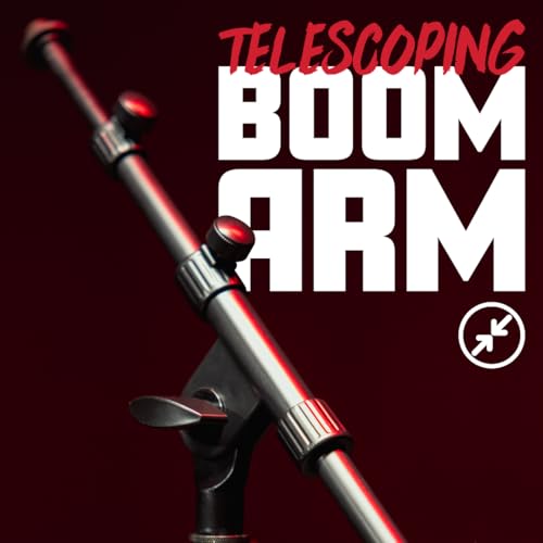 Rok-It by Gator Frameworks Adjustable Telescoping Boom Mic Stand, 36 - 64" | Heavy Duty, All Metal, Extendable Boom Arm, Fully Collapsible for Convenient Travel, (RI-MIC-5020) - style: Deluxe Telescoping Tripod