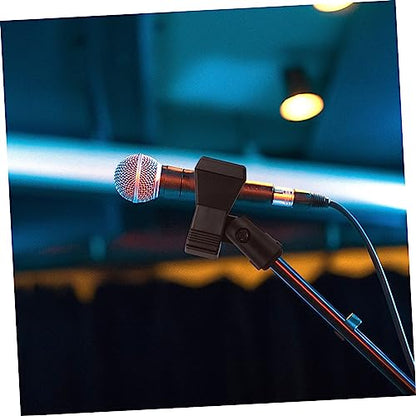 HANABASS 3PCS Microphone Clip Holder Adapter Durable Clothespin Style Mic Mount for Microphones