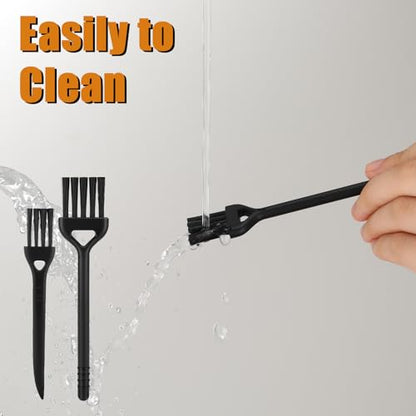 6 Pcs Mini Keyboard Cleaning Brushes Computer Brush Portable Cleaning Kit Antistatic Small Cleaner Multi-Function Brush Dust Clean Brushes for Camera Narrow Spaces (Black)