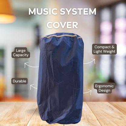 Autofact Premium Dust Cover for Large Party Speakers (Sony MHC-V73D, MHC43D, Samsung MX Series, JBL PartyBox 710) – Not for Smaller Models Like JBL 310 - Keep Your Audio Gear Clean and Dust-Free