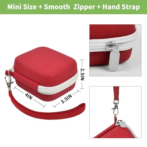 Hard Case for UCOMX/Hicober 3-in-1 Charger, Box Only | Hard shell case for UCOMX, Hicober, Iseyyox, LISEN and RTOPS 3-in-1 charger users, with divider and mesh pocket - color: Red