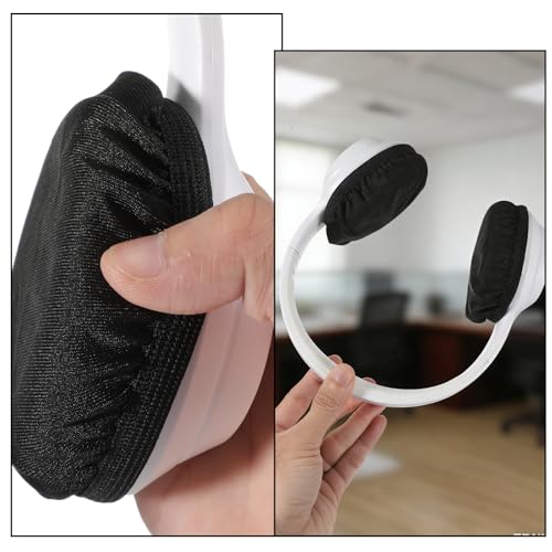 2 Pairs Headphone Earpad Covers, Washable & Stretchable Headphone Covers for Over-Ear Headsets Fit 3.5" - 4.3" Ear Pads