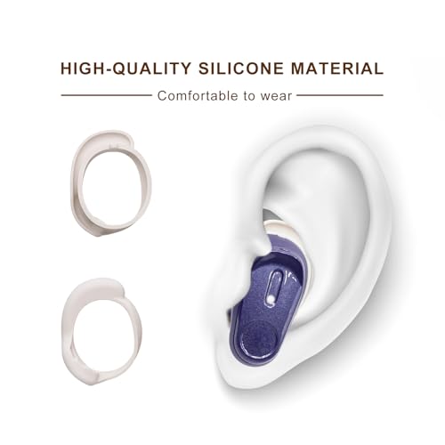 Klowcok Replacement Eartip Wings for Skullcandy Method 360 ANC, Beige - color: Beige