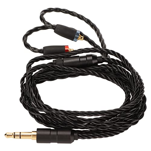 Replacement Headphone Cable for SE215 SE315 SE425 SE535 SE846, MMCX to 3.5mm OFC Earphone Cable with Mic, Oxygen Free Copper Wire for Westone UE AudioSense