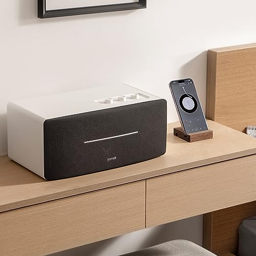 Edifier D12 Integrated Desktop Computer Speakers with Bluetooth 5.0, Wireless Stereo Tabletop Speaker 70 Watts RMS with Subwoofer Line Out, RCA, Aux Input for PC Monitor Laptop (White) - color: white