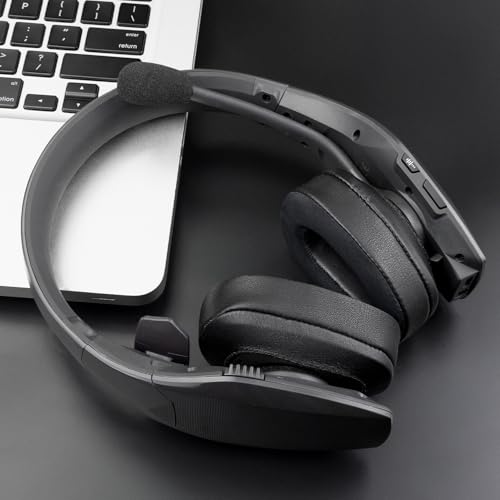 SOULWIT Cooling Earpads for BlueParrott B650/S650(650XT) Noise Cancelling Bluetooth Headset, Ear Pads Cushions with High-Density Foam - CG Black