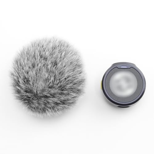 LEFXMOPHY for Hollyland Lark M2 Windscreen, Furry Wind Muff Deadcat Cover 2-Pack Grey - color: GREY