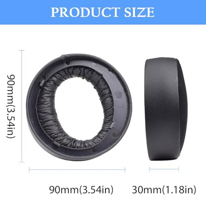Pulse 3D Earpads Cushions Replacement for Sony PlayStation 5 Pulse 3D PS5 Headset,PS5 Cooling Gel Ear Pads Replacement Ear Cushions,Ear Cups Accessories with Noise Isolation Foam(Black) - color: Black-Gel