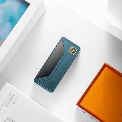 SHANLING UA4 Portable USB DAC/AMP Headphone Amplifier,Support MQA 16X,768kHz DSD512,High Driving Power for Android/iOS/Mac/Windows,dongle Volume Control,3.5/4.4mm up to 237mW@32Ω Output (Blue) - color: Blue