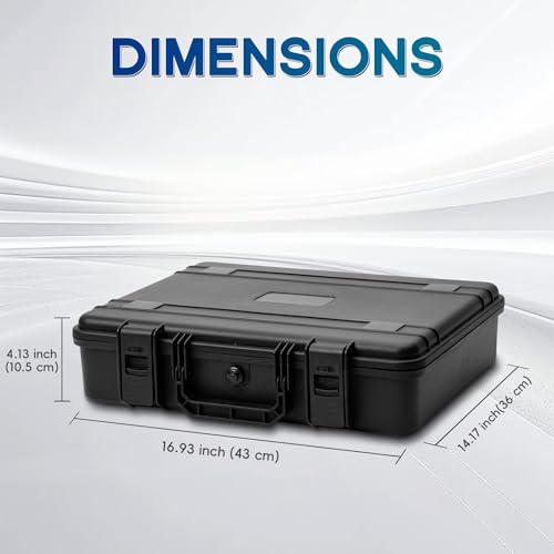 Wireless Mic Case - Hard Shell Case Compatible with Shure BLX288/SM58/PG58/BETA58A, for Mics, Receivers and More