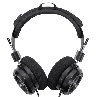 Headband Cushion Cover Compatible with Grado SR60x, SR80x, SR60e, SR80e, SR60i, SR80i, SR60, SR80 Headphones, 6mm Thick Soft Cushion, No Wobble Zipper Slider, with Hanging Loop
