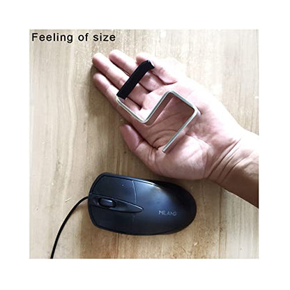 Office Computer Desk Aluminum Hook Clamp-On Desk Headphone Holder/Backpack Hook/Provides A Convenient Place to Hang Headset Or Bag (for 3CM Board)