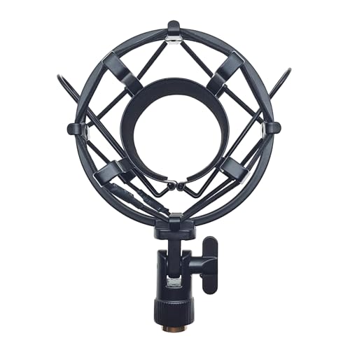 Universal Aluminum Alloy Mic Stand Shock Mount for 45-50mm Microphone