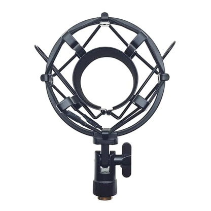 Universal Aluminum Alloy Mic Stand Shock Mount for 45-50mm Microphone